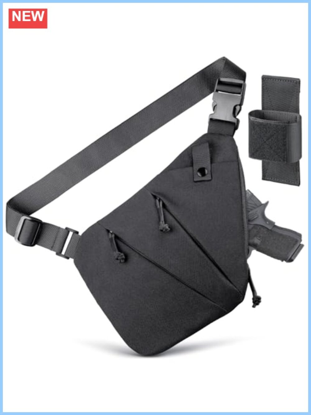 WYNEX Sling Bag Tactical Crossbody Concealed Carry Bag